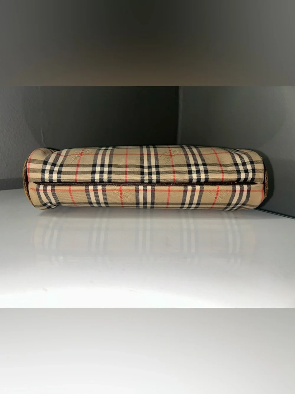 Vintage Burberry Nova Check Canvas Clutch Bag - Picture 7 of 12